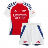 Arsenal Ben White #4 Fußballbekleidung Heimtrikot Kinder 2024-25 Kurzarm (+ kurze hosen)